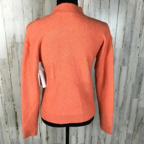Abound Knit Stitch Design Sweater Pullover Coral XL NWT - Picture 4 of 5